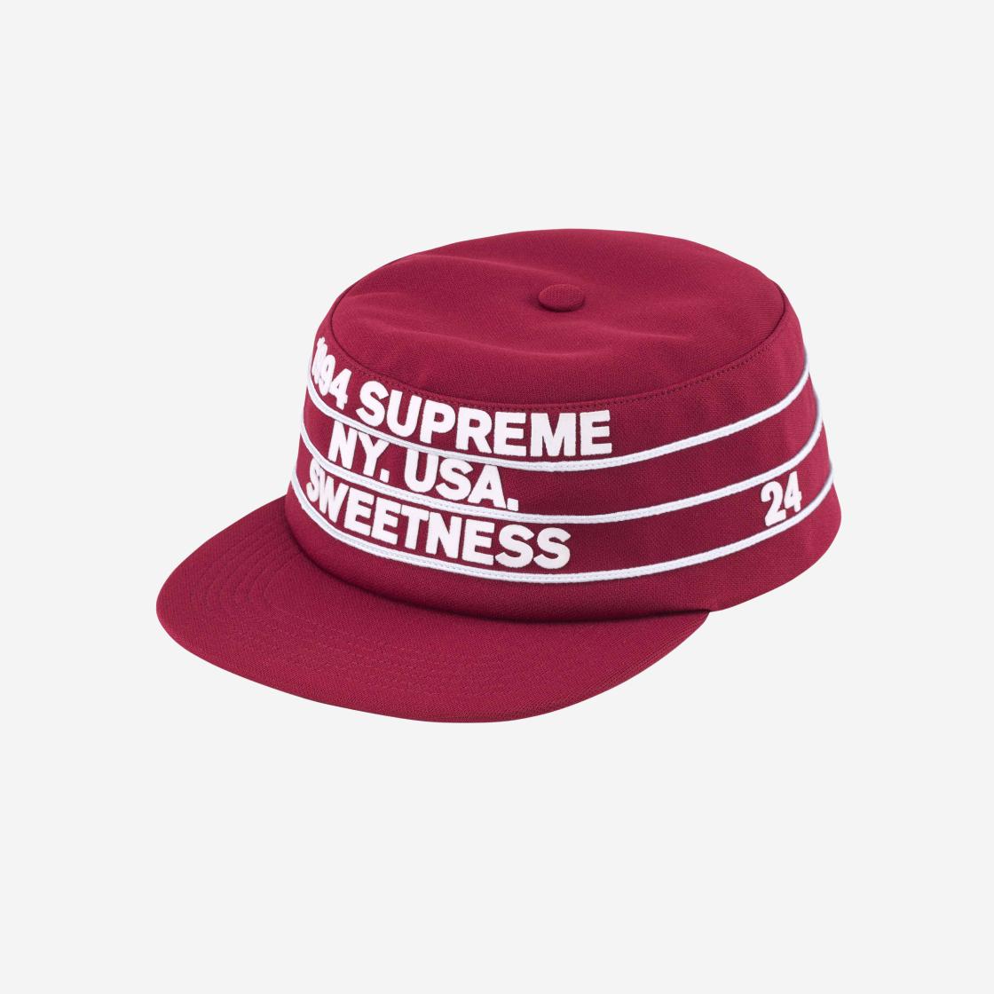 

Supreme Pro Bowl Pillbox Hat Cardinal 24SS -