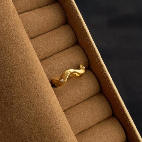 Light Luxury High-end Zircon Index Finger Ring Niche Retro Palace Style Ring Fashion Temperament Medieval Style Ring Female