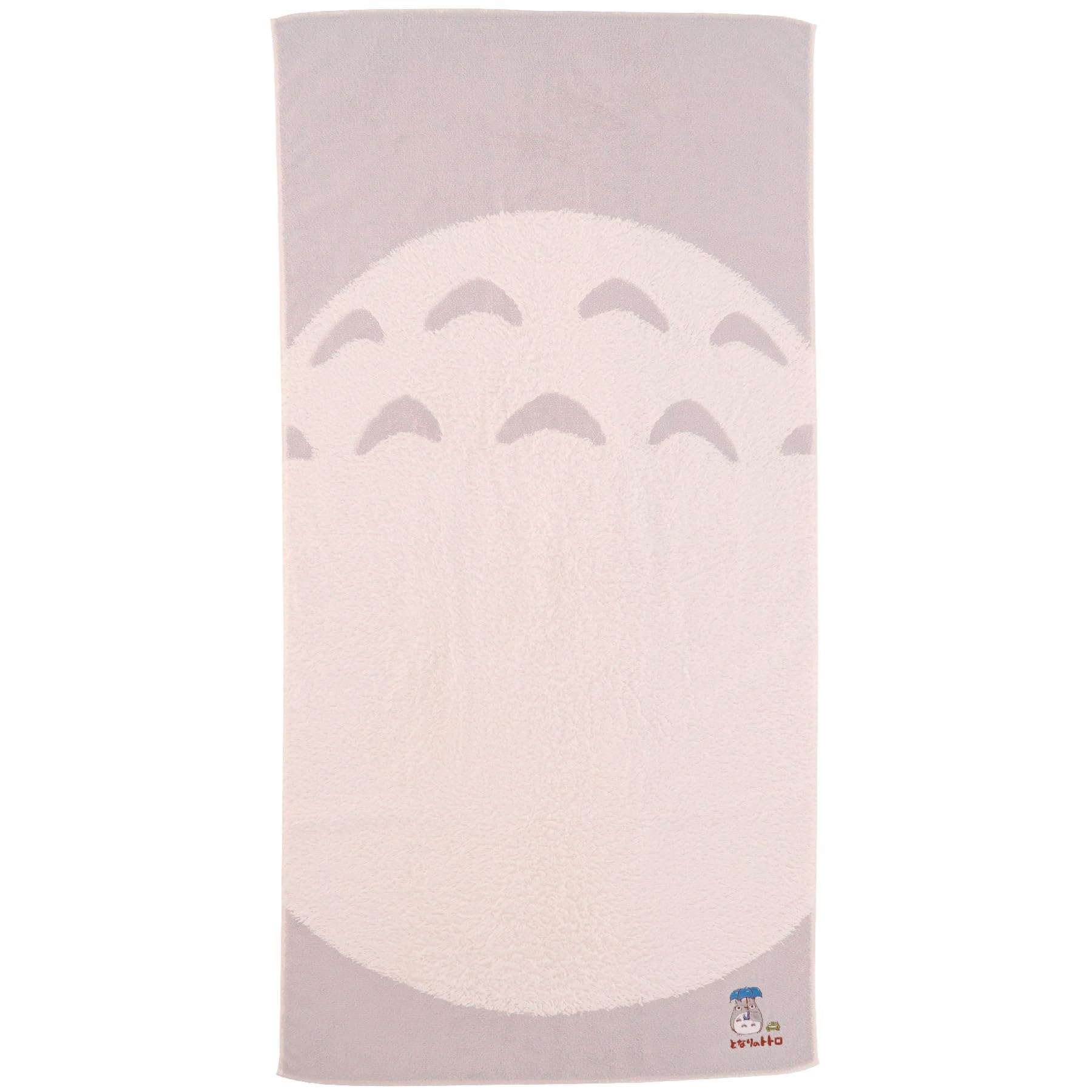 

Marushin Bath Studio Ghibli Totoro Organic Antibacterial and 1005058000 Towel, Design, Totoro s Belly, Cotton, No-Twist Yarn, Deodorizing,