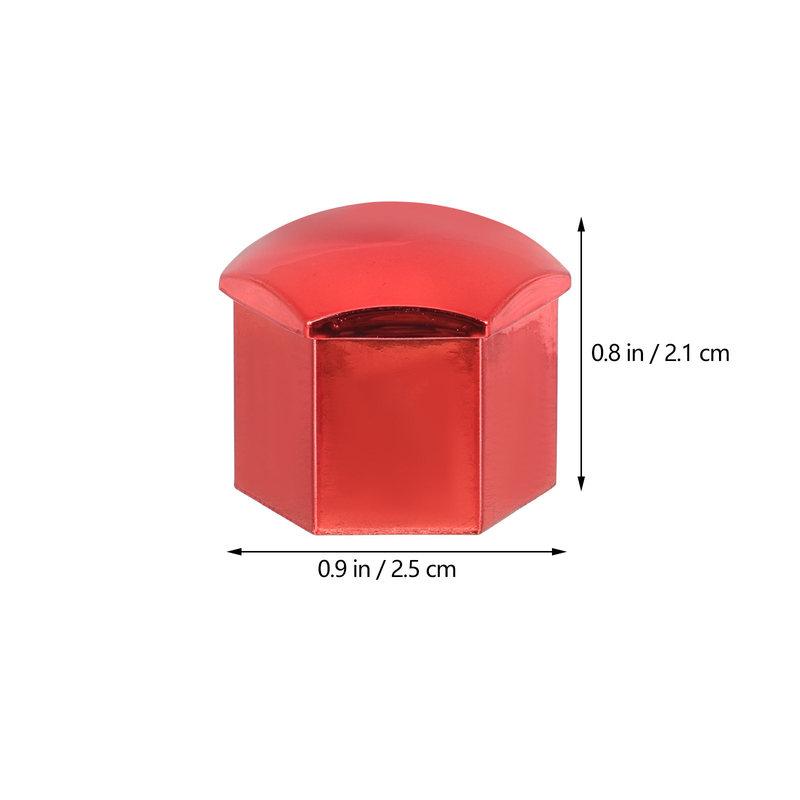 20Pcs Wheel Hub Covers High Durability Lug Nut Covers Anti-Rust Protector Easy Installation Car Exterior Accessories