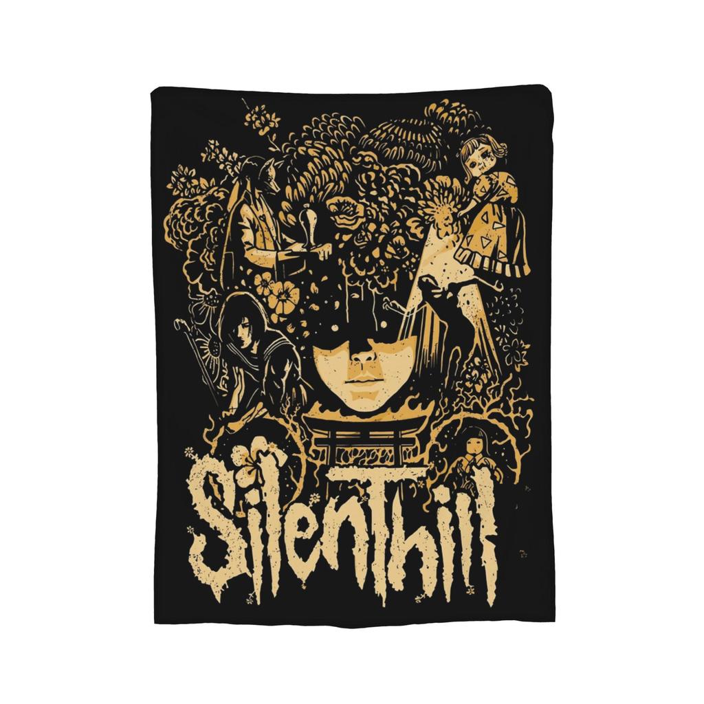 Silent Hill F Vintage Horror Blanket Fleece Summer Portable Lightweight Thin Throw Blankets for Bedding Couch Bedspread