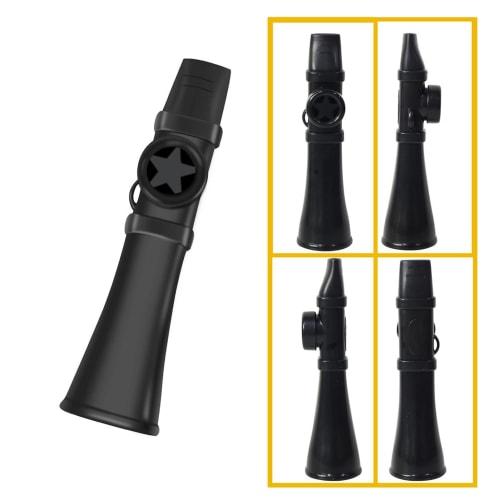 Two Kazoos, Lightweight, Great Sound, with Strap, Adjustable Tone, Easy To Play, Multicolored, Perfect for Parties, Beginners, and All Ages