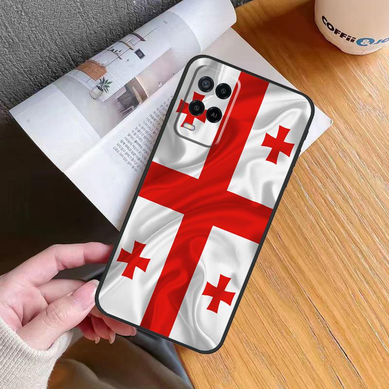 

Georgia Flag Case For Oppo A5 A6 Pro A18 A38 A58 A78 A98 A54 A74 A94 A17 A57 A80 A60 A40 A96 A76 A16 A15 OPPO A80 5G