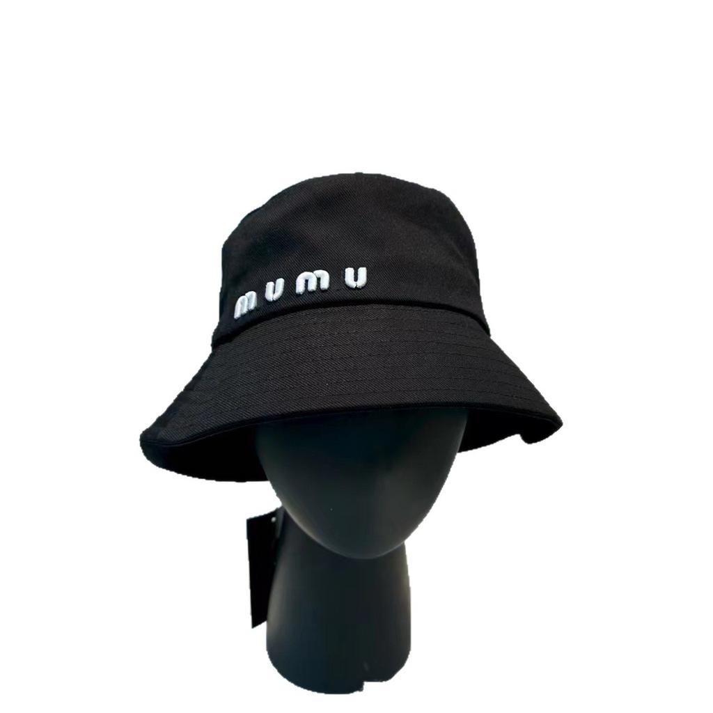 Xiaohongshu Letter Embroidery Bucket Hat Fashion Versatile Basin Hat Show Face Small Casual Couple Travel Visor
