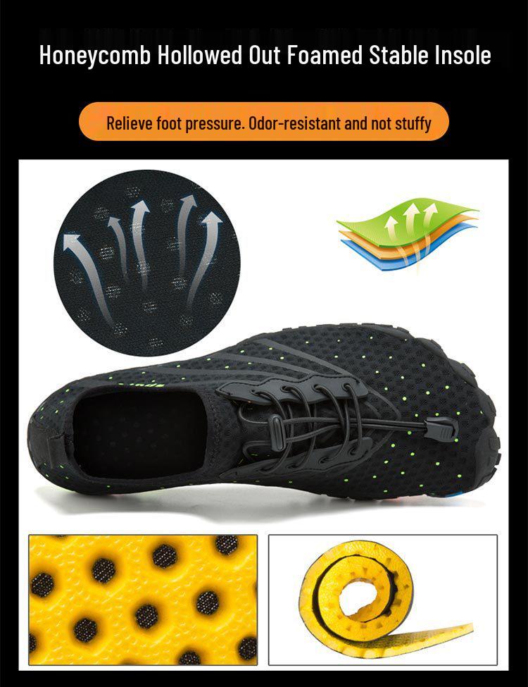 Unisex Schnelltrocknende Rutschfeste Outdoor Trekking- & Strandschuhe, Verschleißfest für Wasser & Land