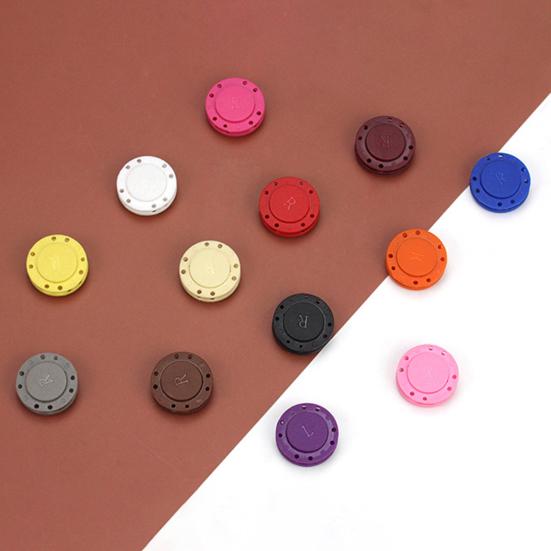 1 paio di bottoni automatici magnetici invisibili con design a 8 fori, forte aspirazione, bottoni magnetici per abbigliamento per cappotto