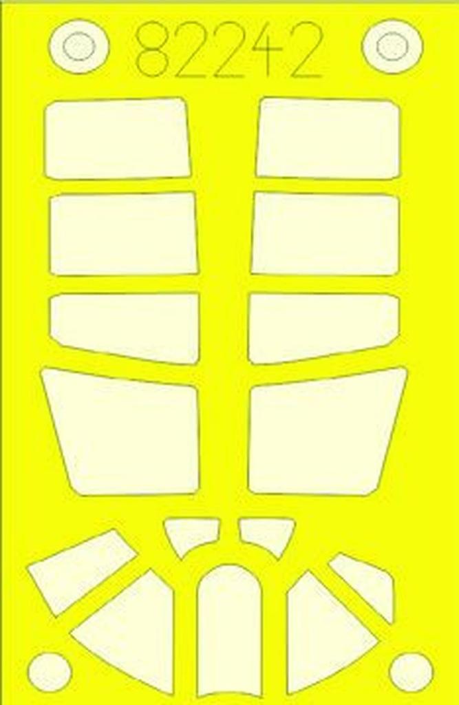 Eduard Profipack Warhawk Plastikmodellbausatz EDU82242 1/48 P-40N (Flugzeug)