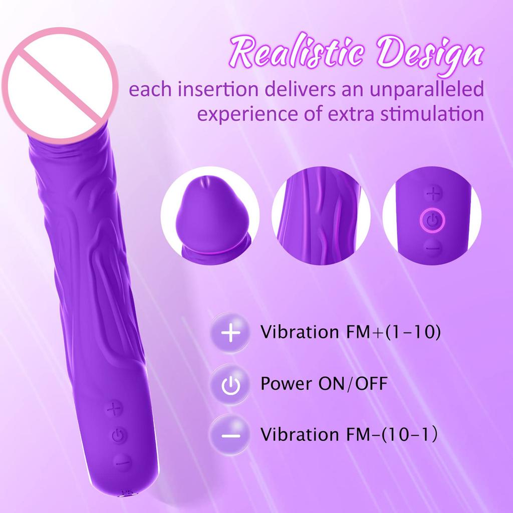 G Spot Vibrator Dildo Anal Stimulator Vibrating Machine Adult Sex Toy  for Women or Men Use
