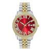 MISSFOX Luxury Water Resistant Watch Hip Hop Bling Calendar Quartz Women Men