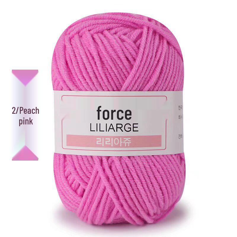 4-ply 25g Milk Cotton for Diverse Knitting Projects, Available In Bright Colors.