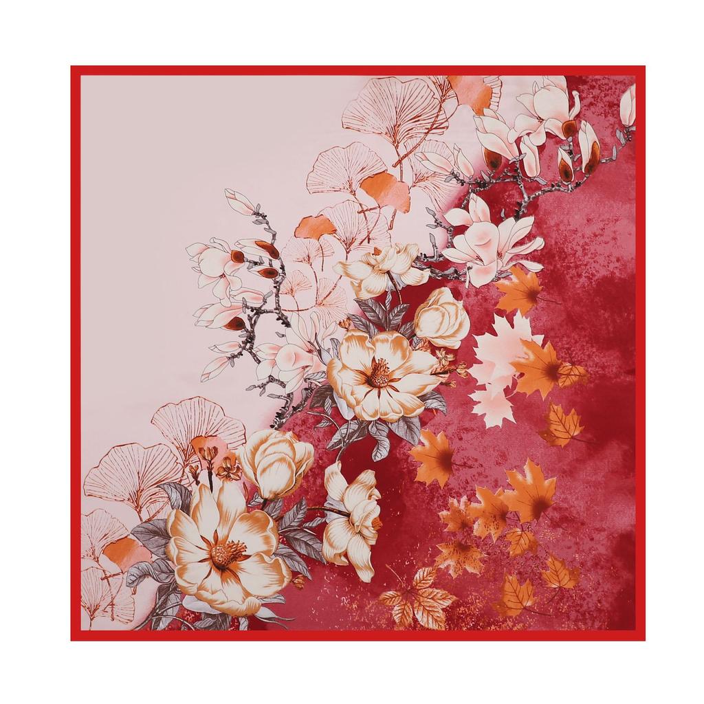 High-quality Luxurious Silk Scarves Headband Scarfs Neck Scarf For Women Chain Silk Scarf Women's Decorative Shawl