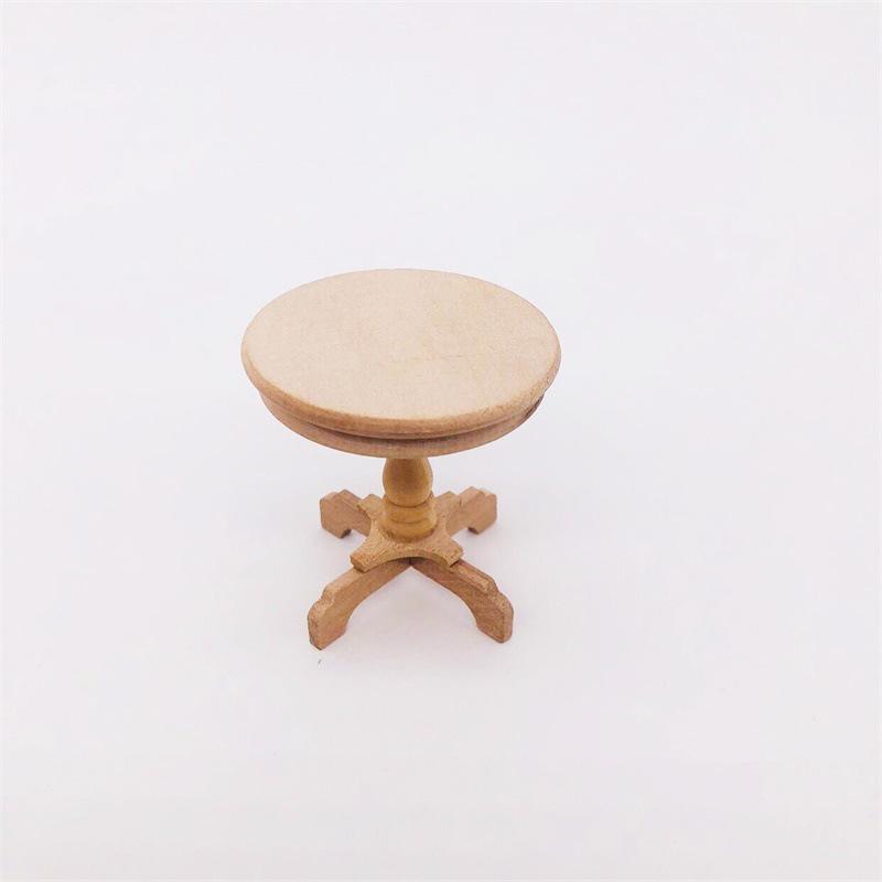 1:12 Miniature Dollhouse Furniture Photography Prop - Round Table Ornament