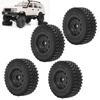 4pcs Professional Plastic Rubber Tire RC Accessory Upgrade Parts Fit for MN86 RC Car