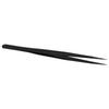 Accuracy Tweezer Portable Stable Corrosion Resistance Fine Point Tweezer for Cellphone PC Black