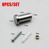 Cylindrical Coat Hook with Screw Wall Rack Hook Hanger for Towel Key Bag Robe Bathroom Hardware Hanging Clothes Single Hook