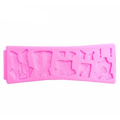 Diy 3D Cake Decorating Baby Clothes Shaped Fondant Sugar Cake Silicone Mold Art Tools