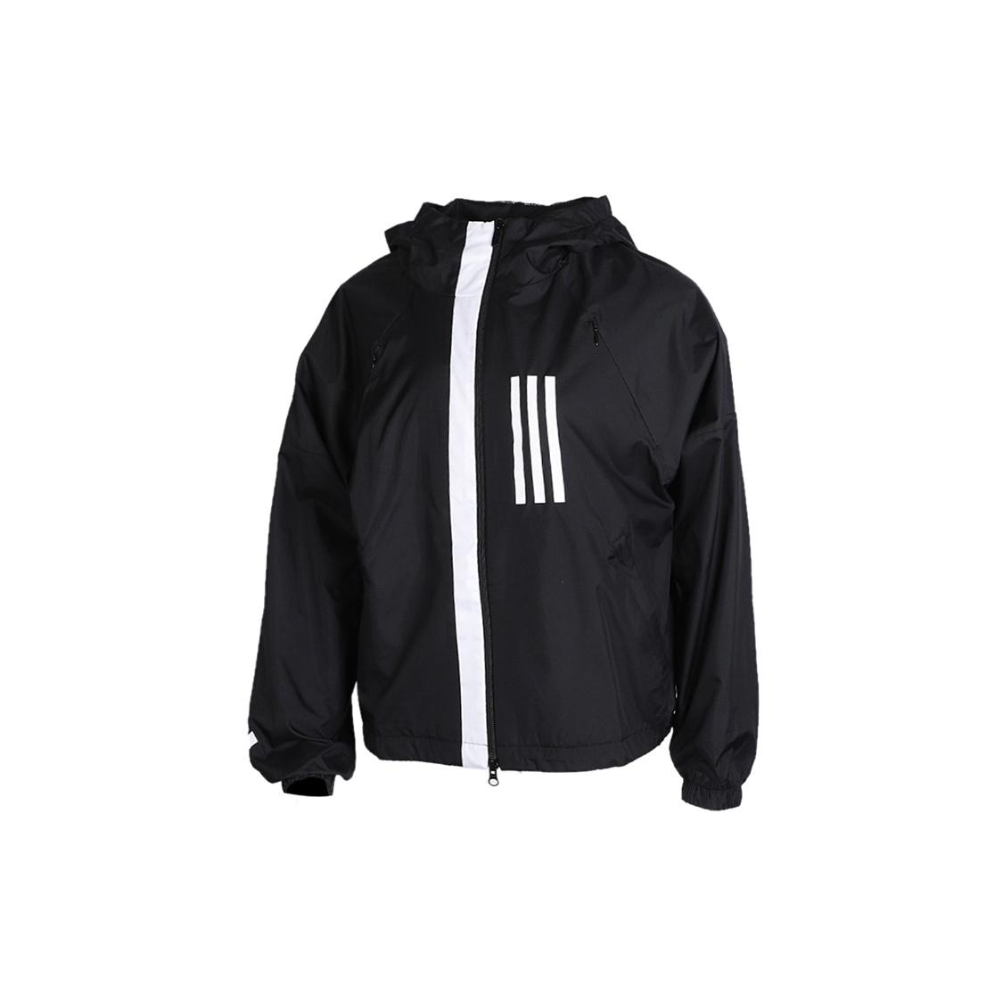 (WMNS) adidas Hooded Running Sports Jacket Black Women s FH6664 S