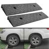 2 PC Plastic Kerb Ramp Non-Slip Threshold Ramp 30mm Height For Cars Going Uphill Plastic Roadside Slope Accessories