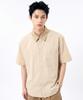 UNDEROFF Oversized Cn Pocket Short Sleeve Shirt Beige