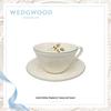 Wedgwood Joyful Holiday Raspberry Teacup and Saucer