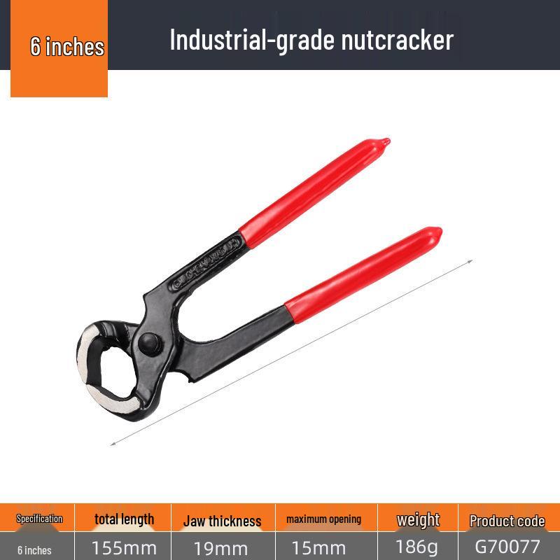 Multifunctional 6-Inch High Carbon Steel Horse Hoof Repair and Nail Pulling Tool