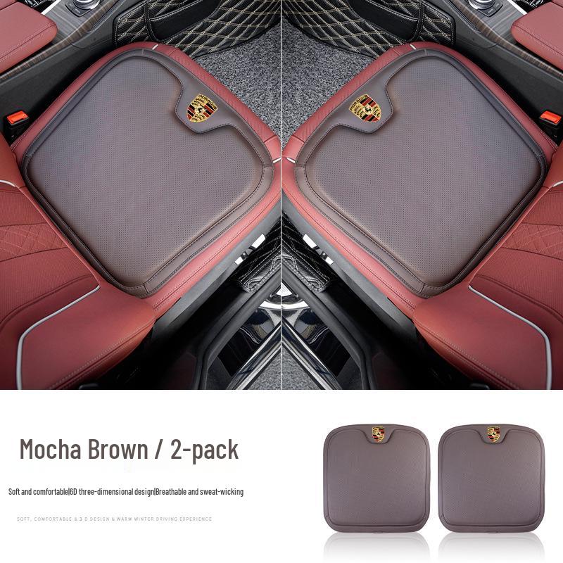 Porsche Sitzzubehör: Ganzjahres-Kissen & Lendenwirbelstützen für Cayenne, Macan, Panamera, 718