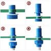 20/25/32mm Thickened PVC Drainage Pipe Connector for Fish Tanks and Gardens, 2pcs