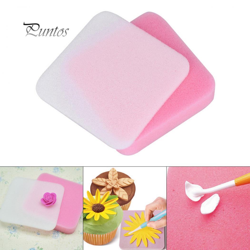 

Чистые продукты, 2 шт., губка для сушки помадки, коврик для формирования цветов, коврик для декоративного моделирования, инструмент