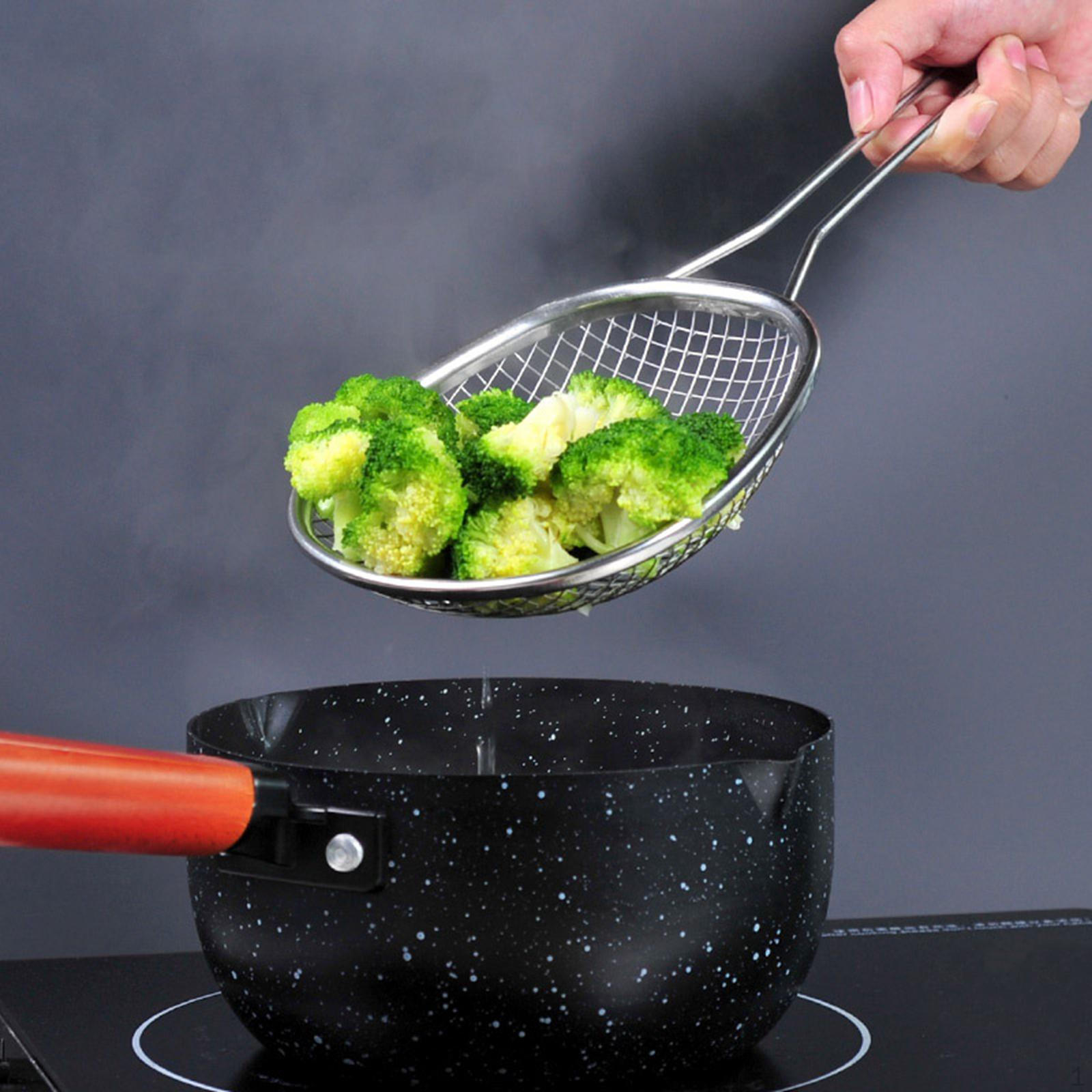 Stainless Steel Kitchen Strainer Set - Easy Cleaning Solution Coarse Mesh