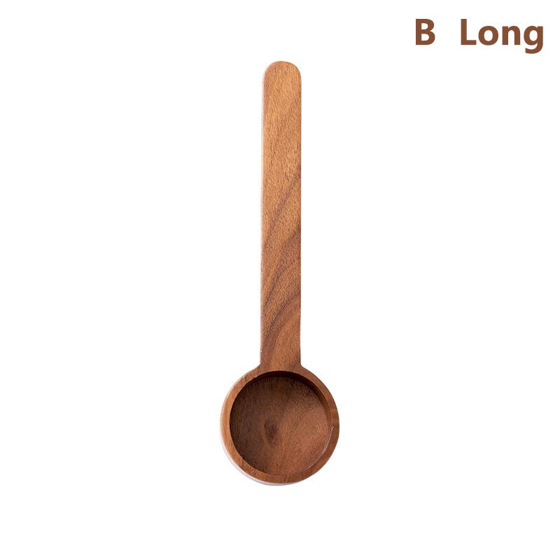 Trä Måttsked Kök Måttskedar Te Kaffe Skopa Socker Krydda Måttsked Mätverktyg För Matlagning Hemma
