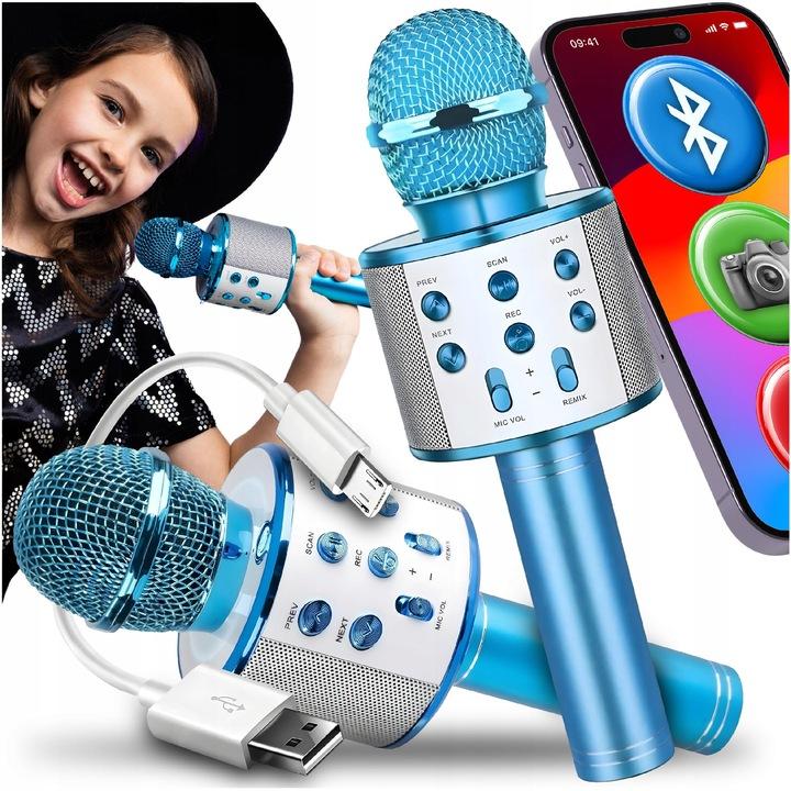 Mikrofon Bezprzewodowy Karaoke Głośnik Bluetooth Prezent Dla Dzieci