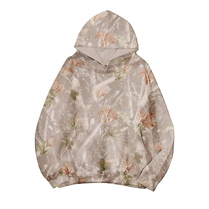 Womens Oversized Hooded Sweatshirt With 3D Print Loose Fit Casual Top 2025
