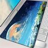 Mouse Pad Desk Mat Fantasy Planet Design Mousepad with Stitched Edges NonSlip Rubber Base Keypad Extended Pad Gaming Mat