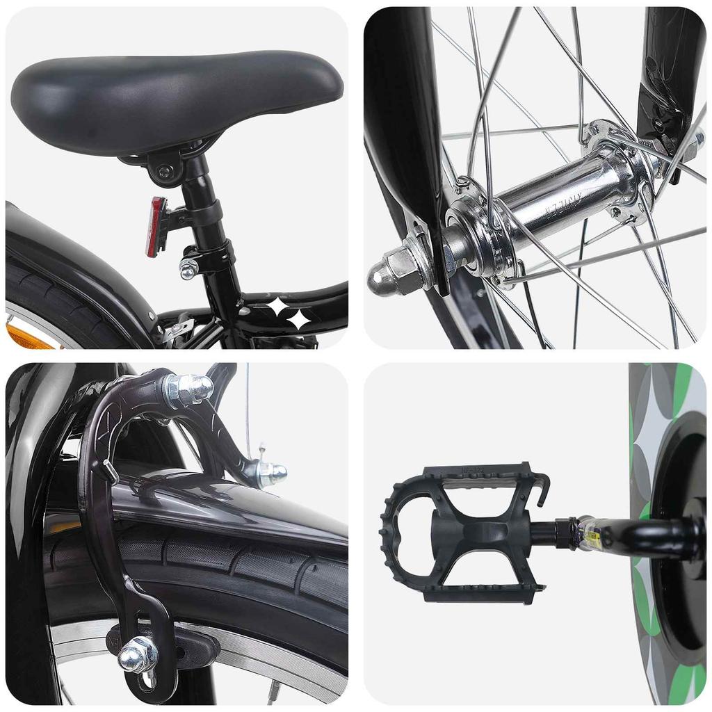 Kids  Bike 18 Inch for Ages 5 7 Black
