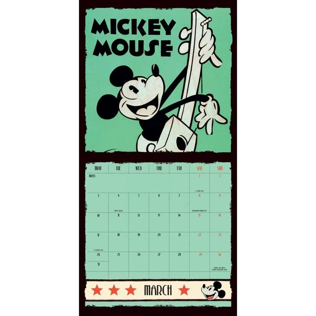 Disney 2025 Mickey Mouse 90th Anniversary Calendar