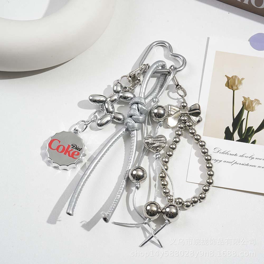 Personalized Five-Pointed Star Three-Dimensional Bag Pendant, Schoolbag Decorative Pendant Ins Couple Keychain Hanging