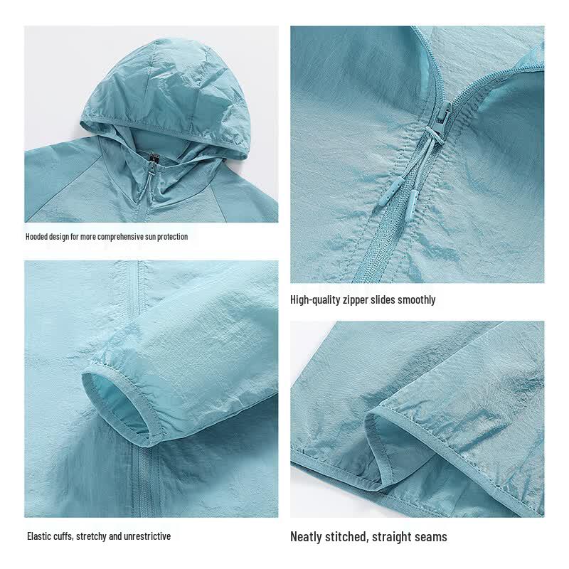 Warrior Men's UPF50+ Hooded Sun Protection Jacket