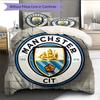 Neat MCFC Frames Bedding Quilt Set Quilt Cover Pillowcase Home Decoration Birthday Gift (1 * Duvet Cover + 2 * Pillowcase, Without Core)