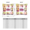 Lizzies Cartoon McGuires Square Pillow Cases  Cushion Cover Funny Polyester Decorative Pillowcase for Home 18"