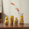 Neue chinesische Stil Emaille Keramik Blumenvase