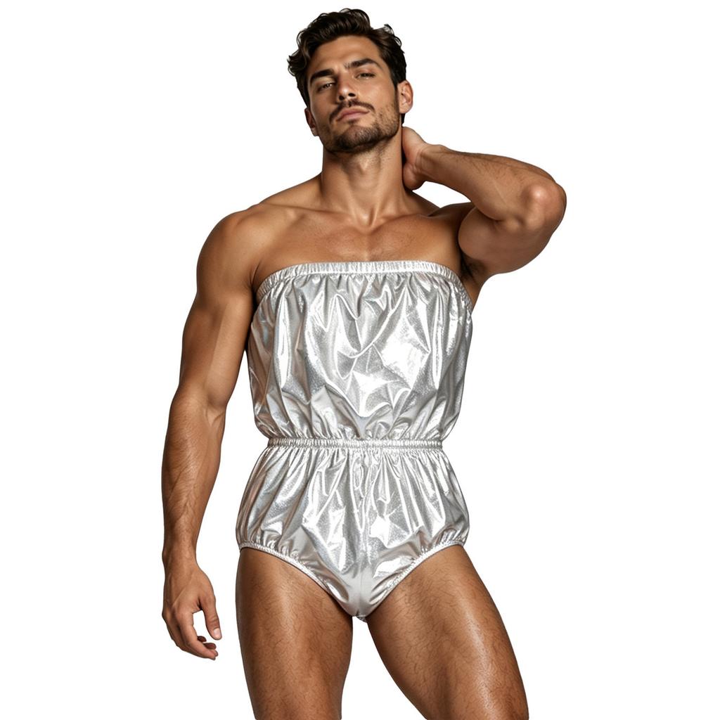 Men Waterproof Strapless Lingerie Bodysuit