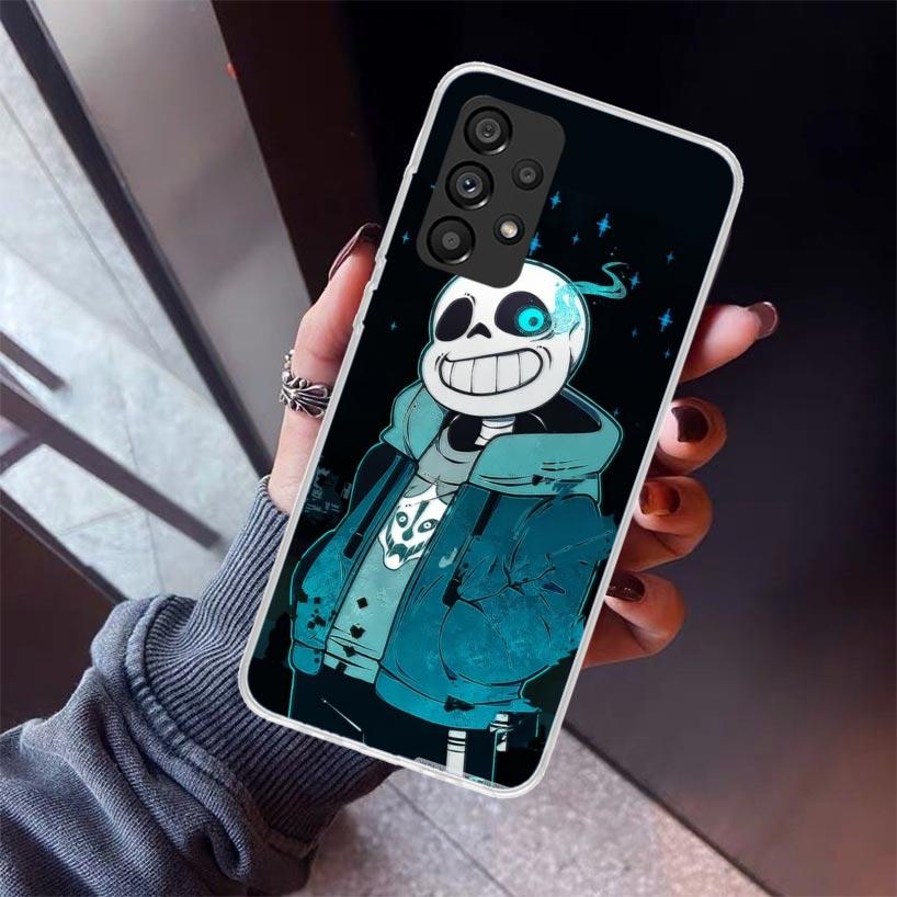Undertale Papyrus Sans Doggo Phone Case For Samsung Galaxy A17 A16 A15 A14 A13 A57 A56 A55 A54 A53 A37 A36 A35 A34 A33 A26 A25 A