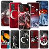 Turkey Turkish Flag Phone Case For Xiaomi Redmi Note 15 14 13 12S 12 Pro Plus 11S 11E 11 11T 10S 10 Art Soft Pattern Cover Redmi