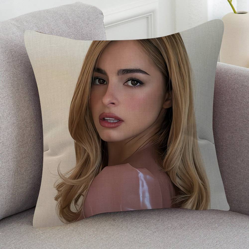 Singer Addison Rae Game For Cartoon Print Peripheral Pillow Case Cushion Cover Home Decor Birthday Gift Pillowcover