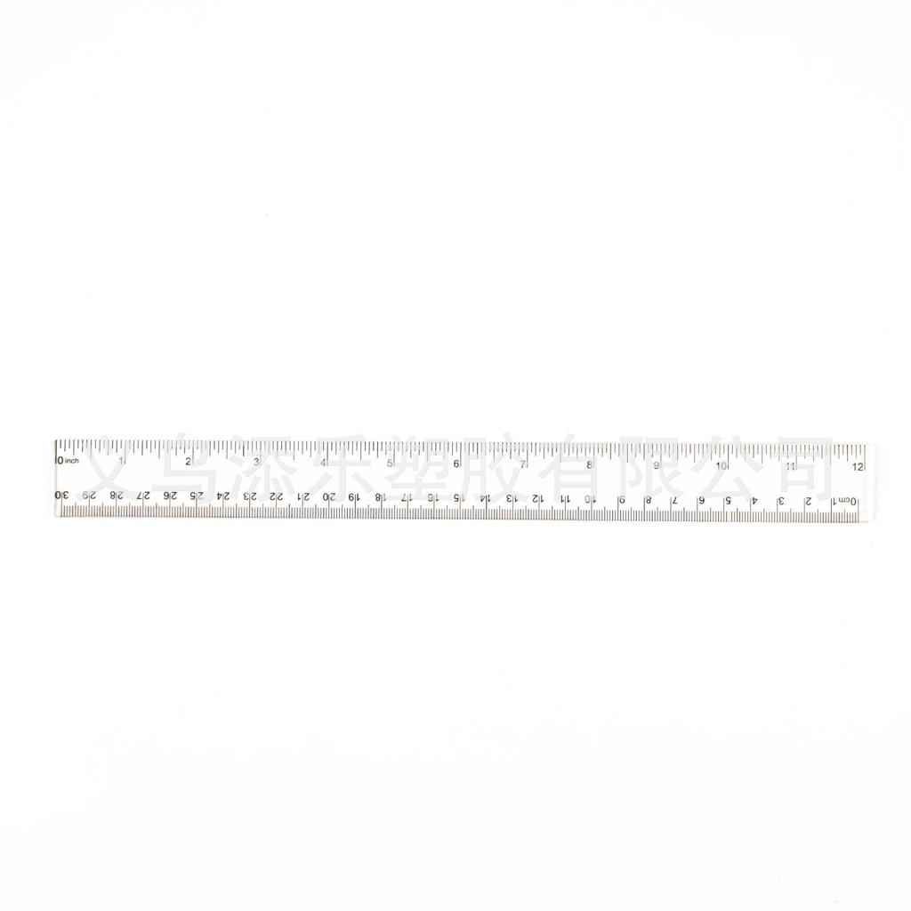 30cm Colored Plastic Ruler for Art and School Use