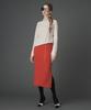Pelimela Karina Draping Knit Dress (Red Orange)