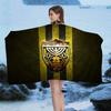 B-Beitar J-Jerusalem F-FC Beach Towel Cartoon Cute Summer Kids Large Bath Towel Microfiber Absorbent for Swimming Travel
