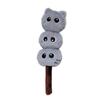 Tanghulu Cat Head Lush Toy Small Ball Creative Cat Stuffed Toy Cartoon Cat Doll  Children Gift