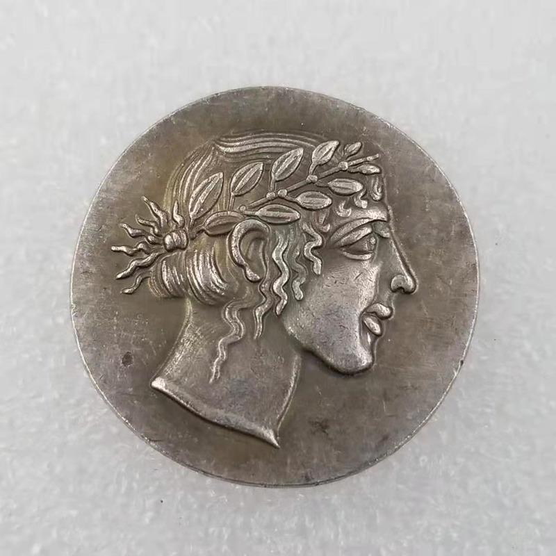Antique Greek Coin Copper-Plated Silver Round #2964 No