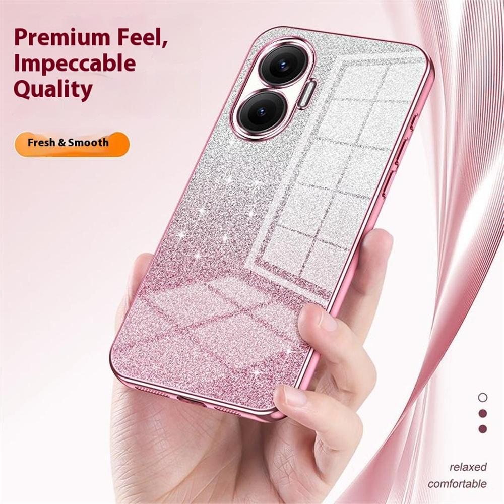 For Xiaomi Redmi Turbo 4 Pro 5G/Poco F7 5G Case Electroplating Gradient Glitter TPU Phone Cover